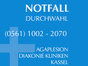 Notfall Notfallnummer ZNA AGAPLESION DIAKONIE KLINIKEN KASSEL